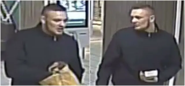 CCTV images of man