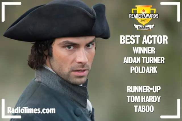 Aidan Turner. Pic: Radio Times