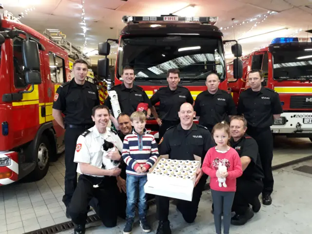 Griffiths family thank Jersey firefighters