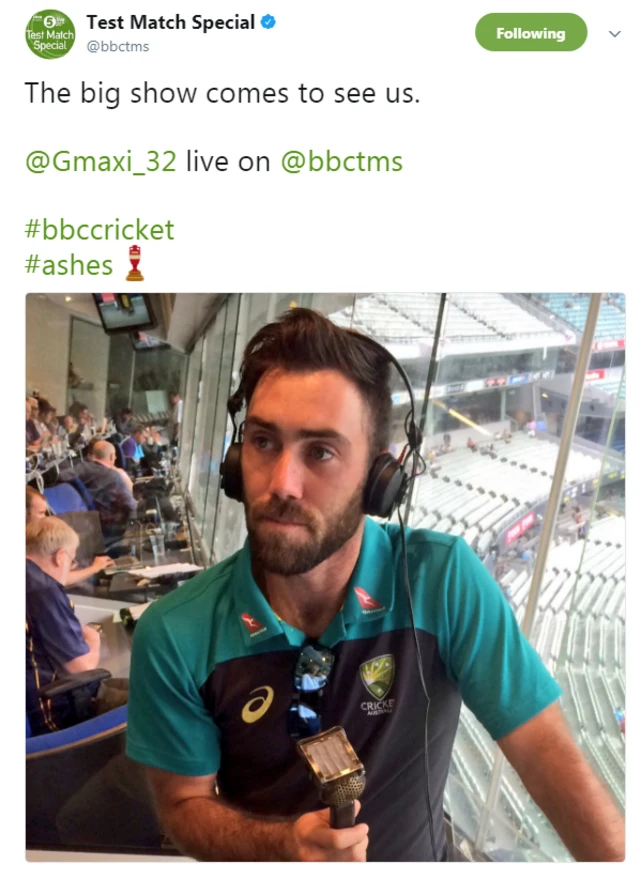 Glenn Maxwell tweet