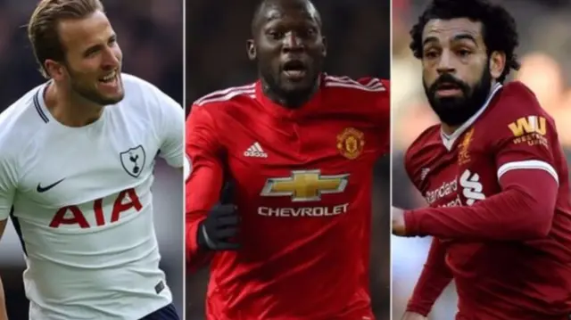 Harry Kane, Romelu Lukaku, Mohamed Salah