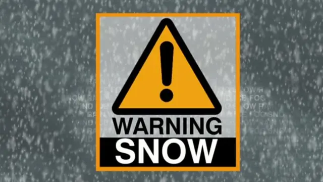 snow warning