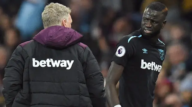 Cheikou Kouyate comes off injured