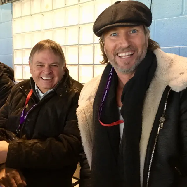 Alan Green and Robbie Savage