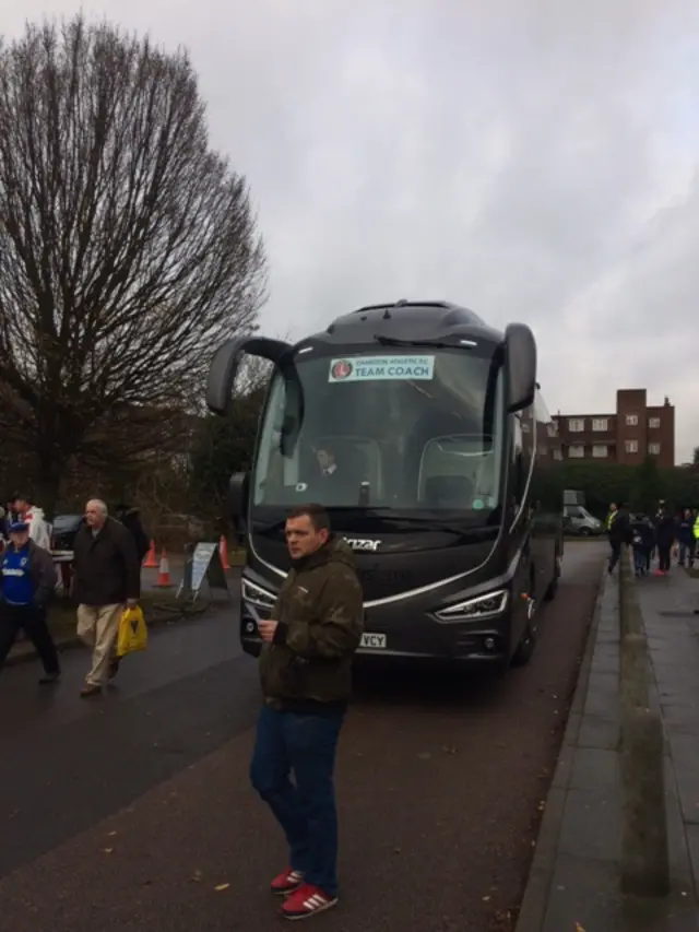 Charlton team coach