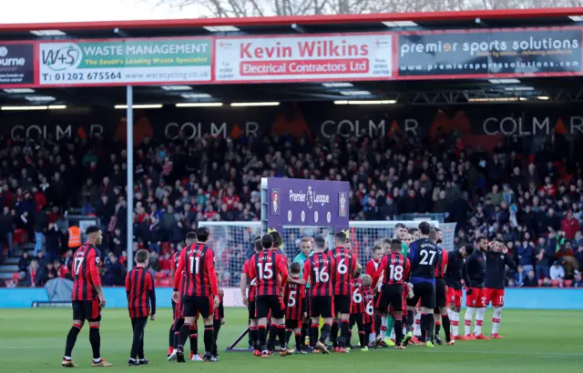 Bournemouth players