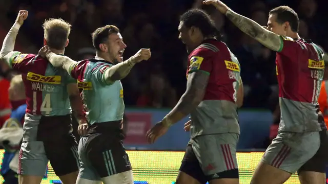 Quins celebrate