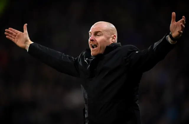 Sean Dyche reacts