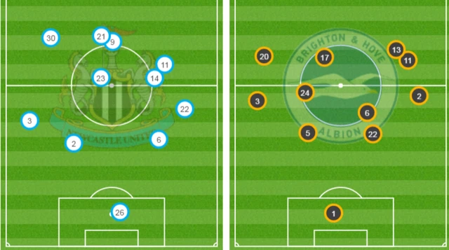 Newcastle v Brighton