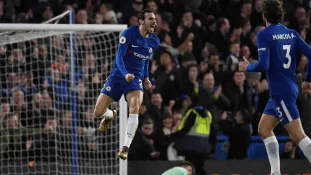 Davide Zappacosta celebrates