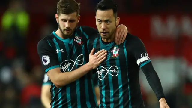 Jack Stephens and Maya Yoshida