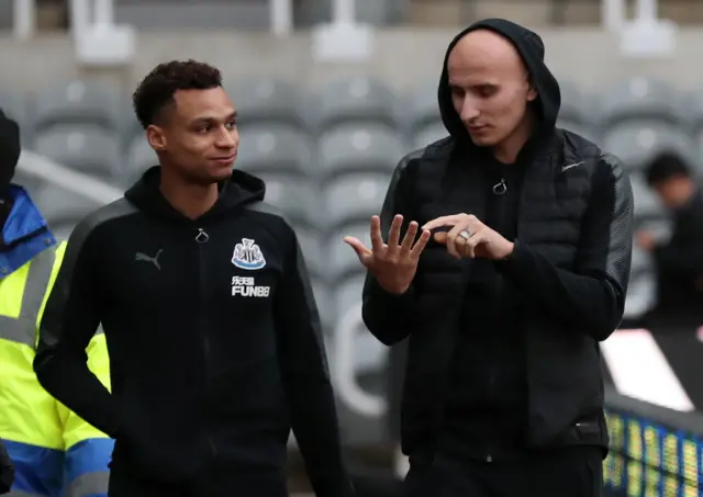 Jacob Murphy and Jonjo Shelvey