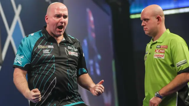 Rob Cross and Michael van Gerwen