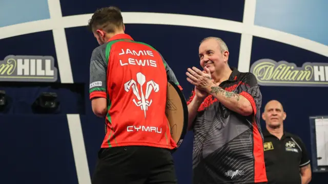 Jamie Lewis and Phil Taylor