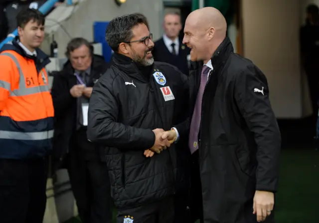 Sean Dyche and David Wagner