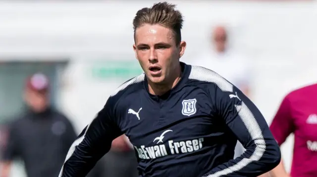 Dundee midfielder Scott Allan