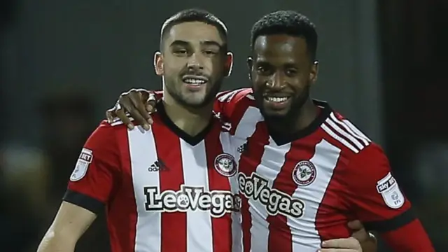 Brentford celebrate