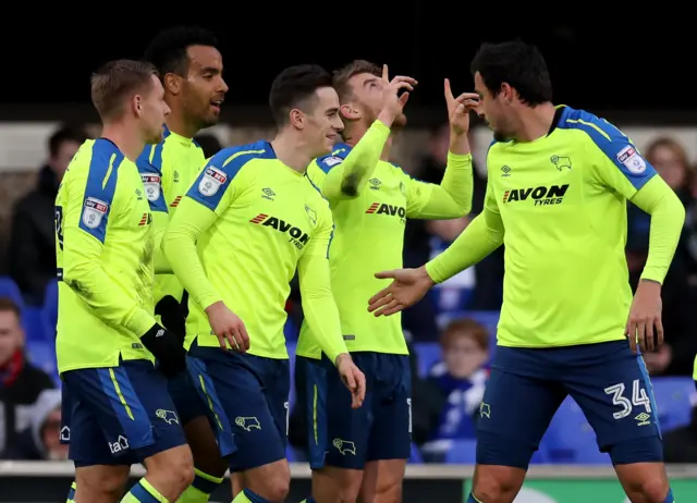 Sam Winnall celebrates