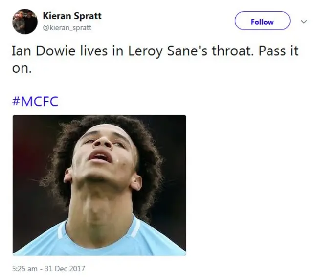 Leroy Sane Tweet