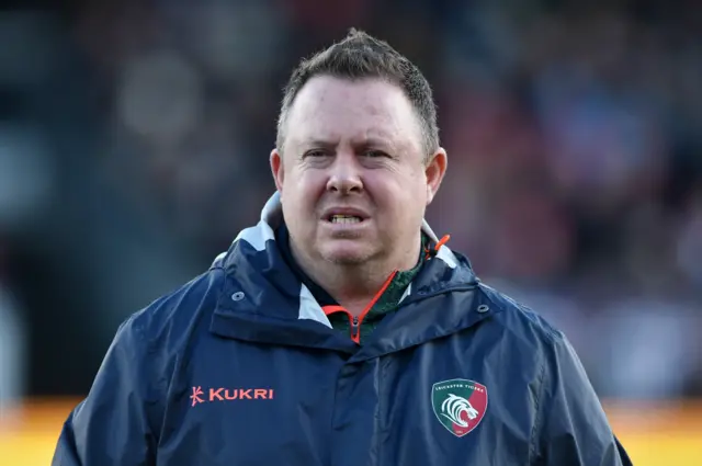 Leicester head coach Matt O'Connor