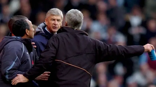 Alan Pardew, Arsene Wenger