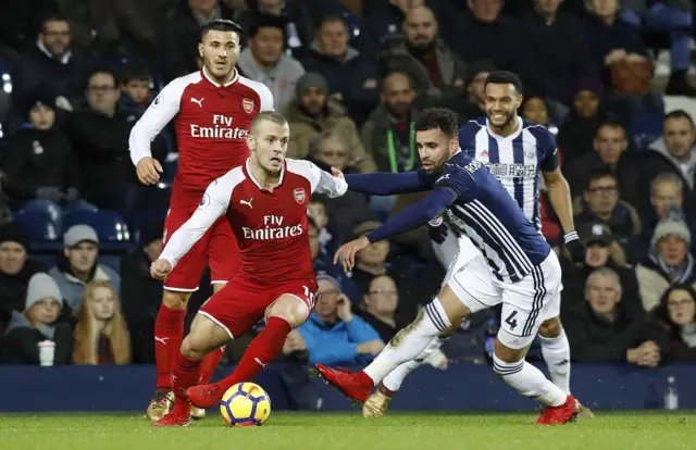 Jack Wilshire and Hal Robson Kanu