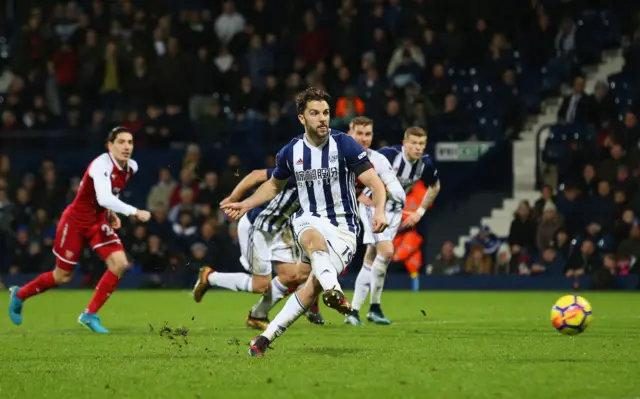 Jay Rodriguez scores for West Brom