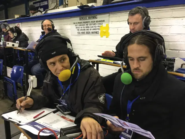 BBC WM commentary team