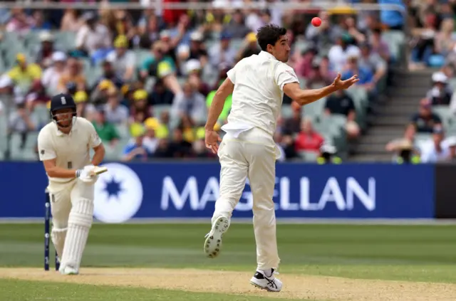 Mitchell Starc catch