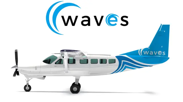 Plane and logo