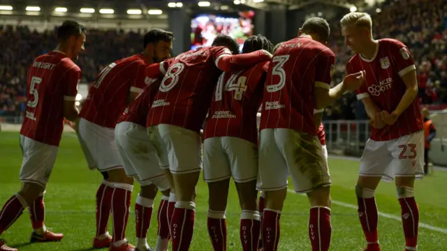 Bristol City celebrate