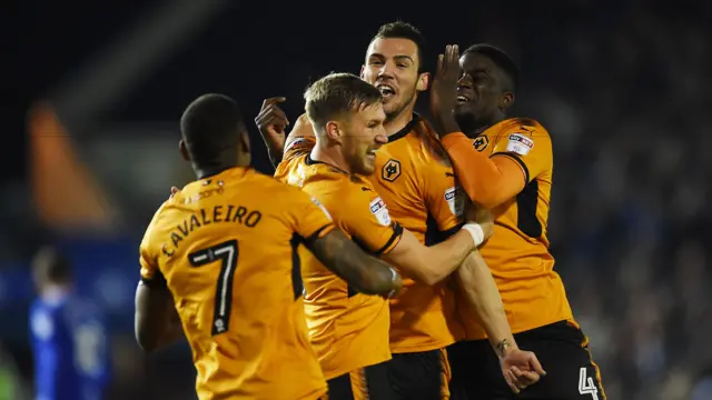 Wolves celebrate