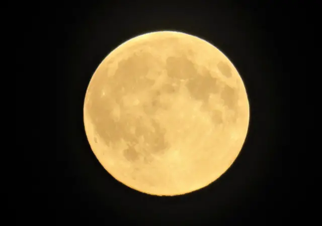 Supermoon in East Leake