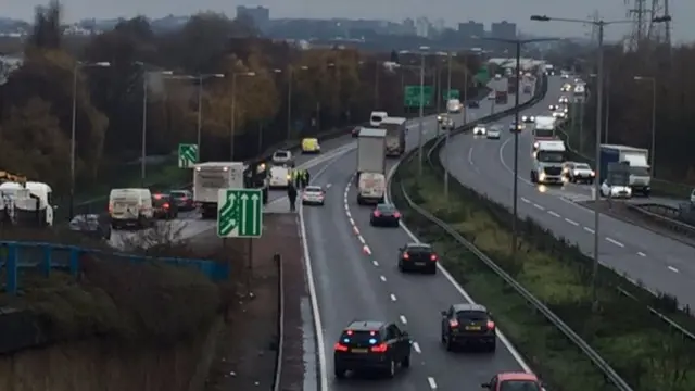 Crash near the A50, Bet365 stadium on the A50 at Sideway - Stoke on Trent