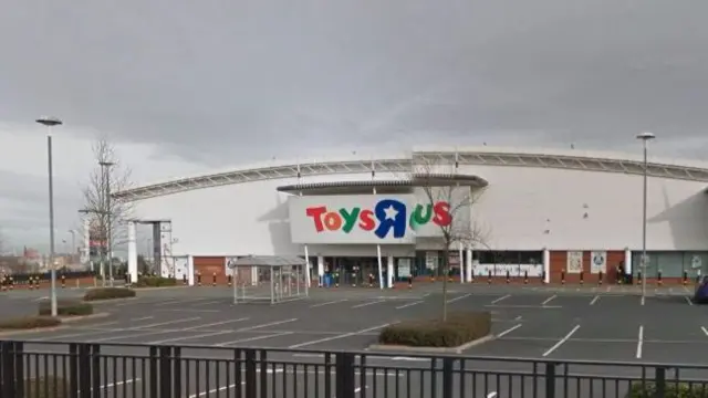 Toys R Us store at St. Andrews Retail Park in Birmingham