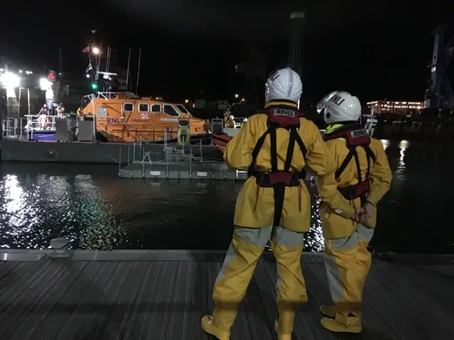 George Sullivan in port