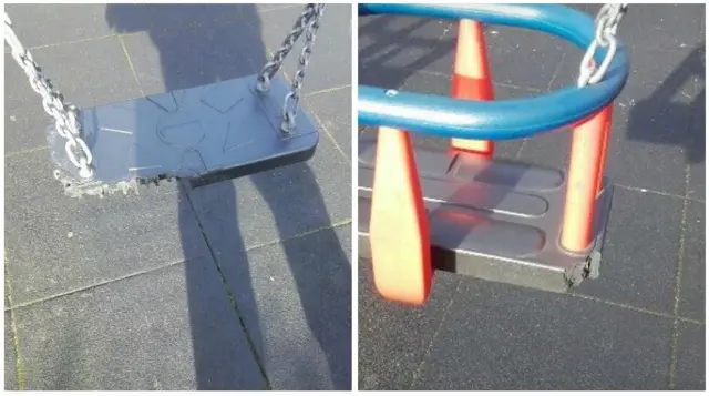 Chewed swings