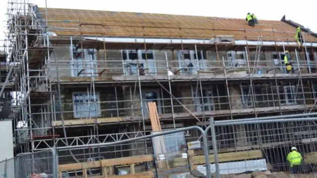 Jersey housing being built