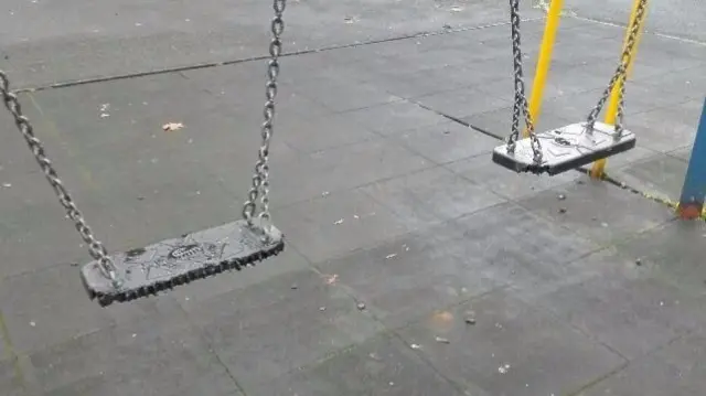 Chewed swings