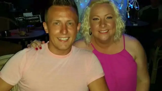 Nicola Rose with best friend Scott Christian