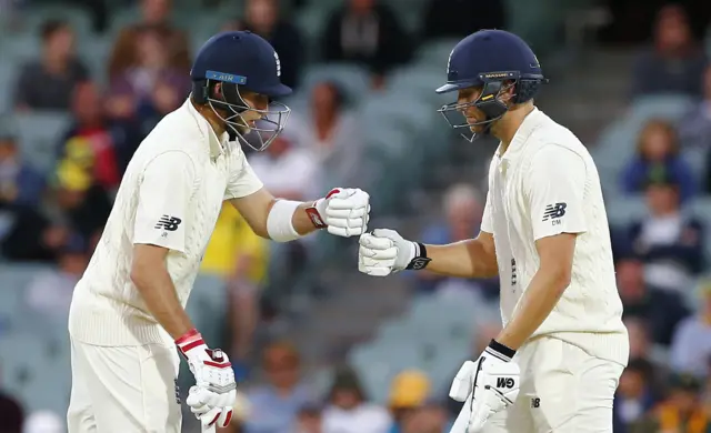 Joe Root and Dawid Malan