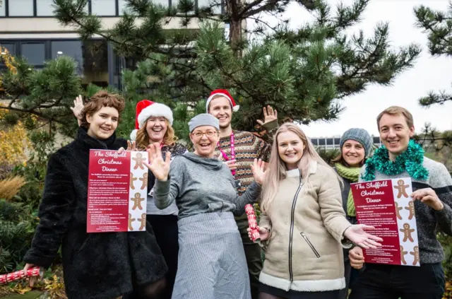 Organisers of the Christmas Dinner Sheffield