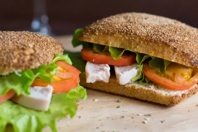 Chicken salad sandwiches