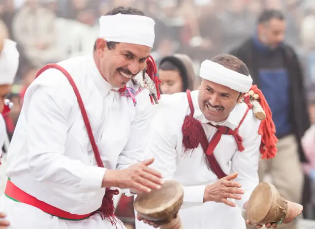 Taskiwin, martial dance of the western High Atlas in Morocco