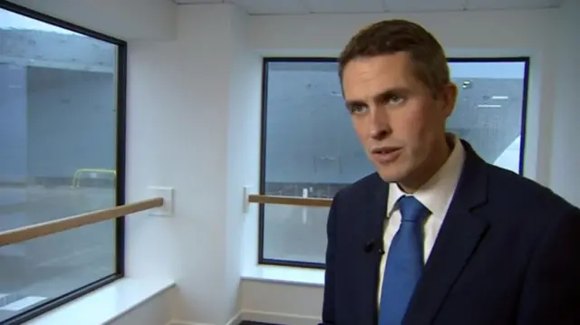 Defence Secretary Gavin Williamson