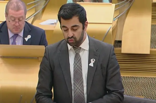 Transport Minister Humza Yousaf