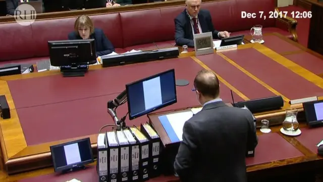 the RHI inquiry in session