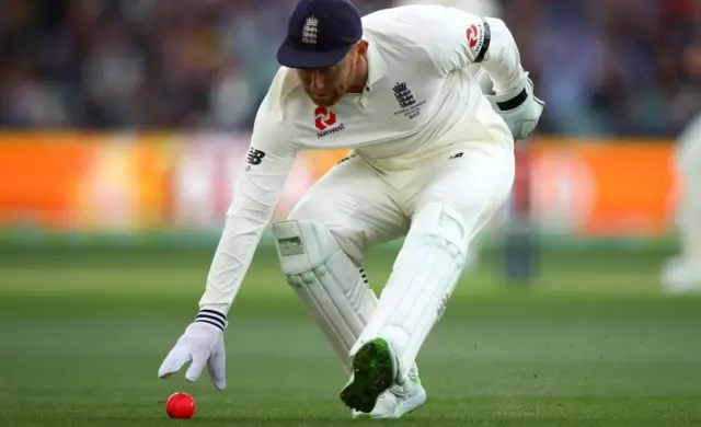 Jonny Bairstow during the Adelaide Ashes test