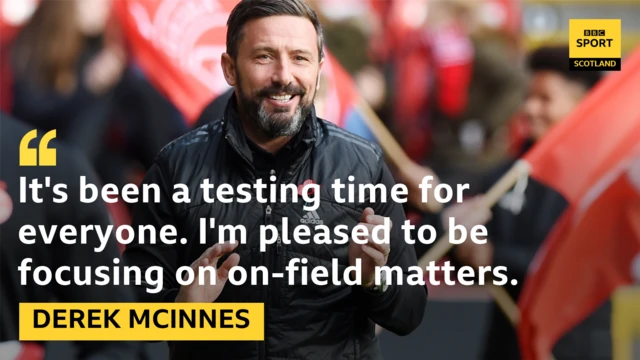 Aberdeen boss Derek McInnes