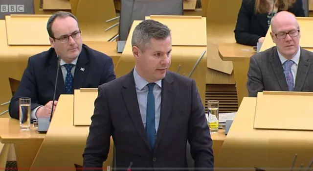 Finance Secretary Derek Mackay